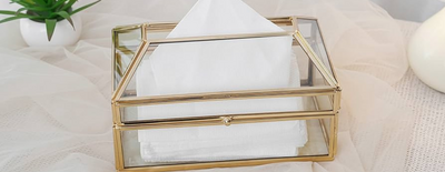 Glass Decorative Tissue Box:  Elevate Your Living Space in Style