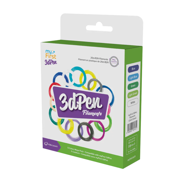 myFirst - Filaments - 3DPEN - 5 Colours