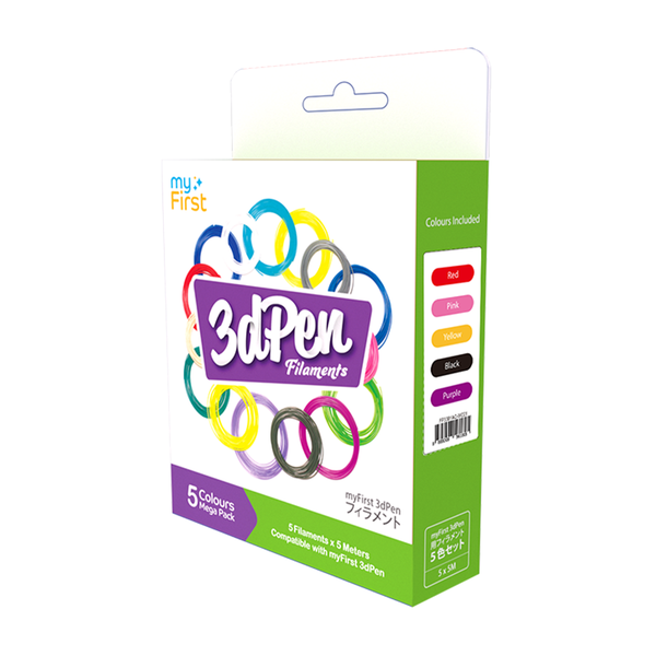 myFirst - Filaments - 3DPEN - 5 Colours