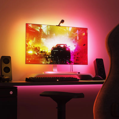 Nanoleaf 4D Screen Mirror + Lightstrip Smk - 4 Meters - TVs & Monitors Up to 65″