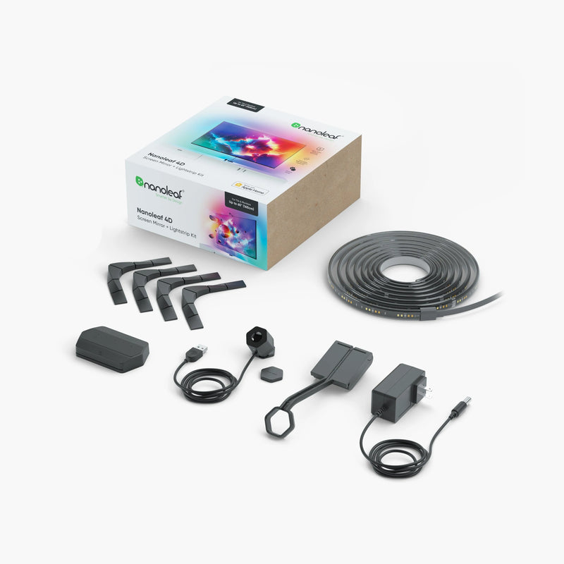 Nanoleaf 4D Screen Mirror + Lightstrip Smk - 4 Meters - TVs & Monitors Up to 65″