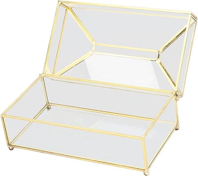 Glass Rectangular Decorative Tissue Box