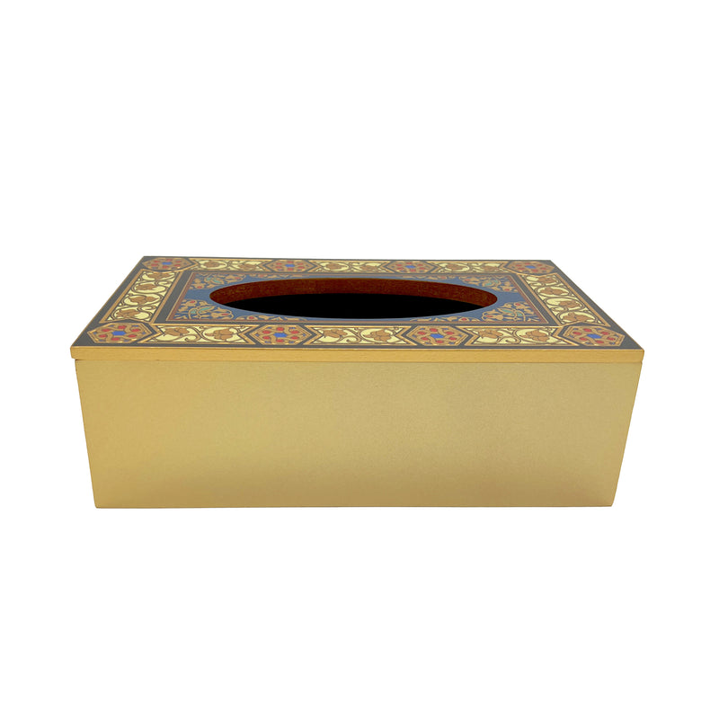 Luxury Arabic Geometric Tissue Box Cover – Elegant Decorative Holder