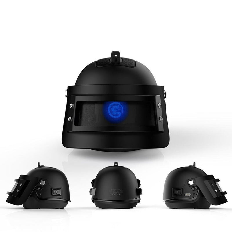 GameSir GB98K, PUBG Bluetooth Speaker, Mini Portable Speaker, Gaming Speaker, Wireless Audio, Bluetooth 4.2 Speaker, Aluminum Alloy Speaker, RGB LED Speaker, 500mAh Battery Speaker, 40mm Driver Speaker, Stereo Sound Speaker, Portable Gaming Speaker, Unique Design Speaker, GameSir Speaker, PUBG Helmet Speaker, Compact Bluetooth Speaker, High-Quality Sound Speaker, Music Speaker, Gaming Audio Device, Wireless Music Speaker, Rechargeable Speaker, Bluetooth Speaker for Gamers, GameSir GB98K Features, GameSir GB