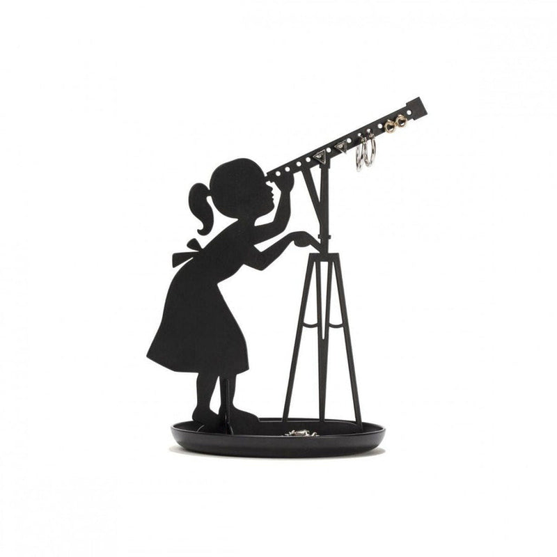 Kikkerland - Stargazer Jewelry Stand - Black